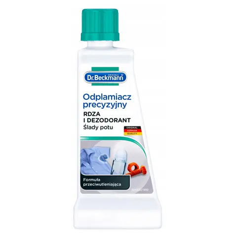 Dr. beckmann - odplamiacz precyzyjny rdza pot dezodorant 50 ml