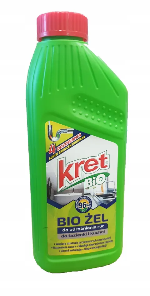 Kret - bio udrażniacz do kuchni łazienki 500 ml