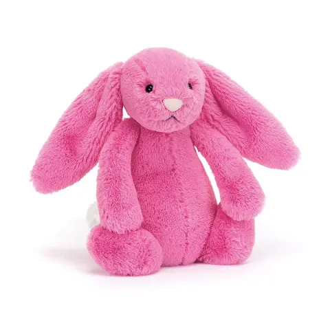 Jellycat królik Bashful Hot Pink Bunny 18 cm