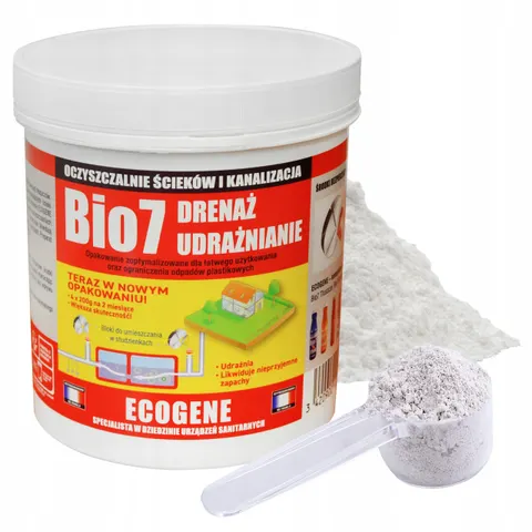 Bio 7 - drenaż udrażnianie niedrożnych drenaży (4 krążki)