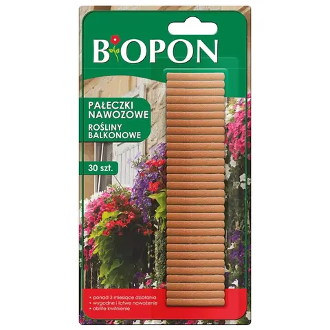 Pałeczki nawozowe do roślin balkonowych 30szt. BIOPON