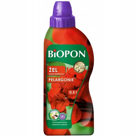 Biopon - nawóz odżywka żel do pelargonii 0,5 l
