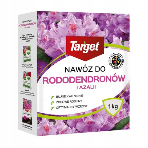 Nawóz do rododendronów i azalii 1kg TARGET bujne kwitnienie, zdrowe rośliny, optymalny wzrost