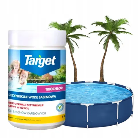Target - chlor do basenu tabletki triochlor 1kg 50 x 20g