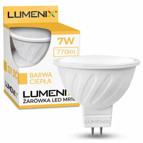 Żarówka LED MR16 12V DC 770lm 7W