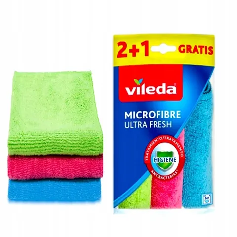 Vileda - ściereczka 2+1 gratis microfibre ultra fresch