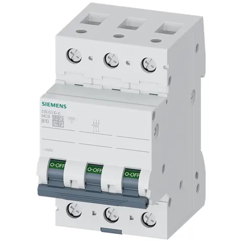Wyłącznik nadprądowy 3P B10A 6kA 400V; 5SL6310-6, SIEMENS