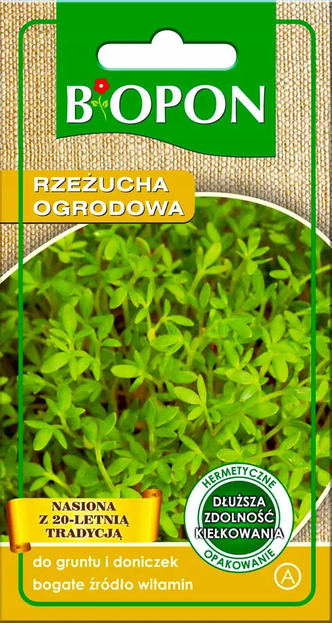 Biopon - nasiona rzeżucha ogrodowa 10g