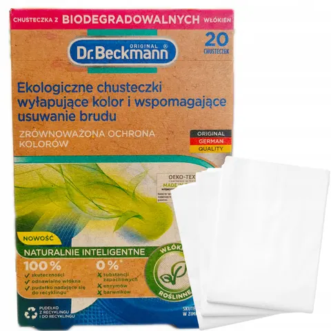Dr. beckmann - chusteczki eko wyłapujące kolor 20 szt.