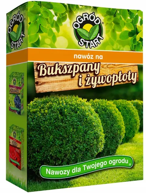 Ogród start - nawóz do bukszpanów i żywopłotów 1 kg