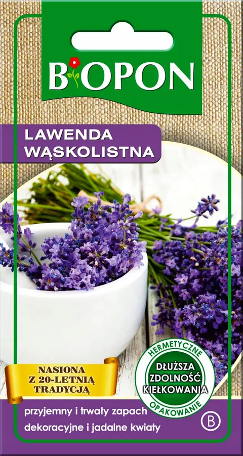 Biopon - nasiona lawenda wąskolistna 0,2g