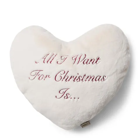 Poduszka Christmas Wish Heart Riviera Maison