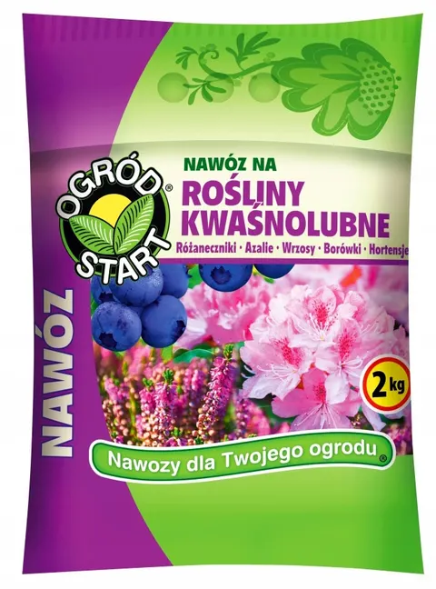 Ogród start - nawóz kwaśnolubne wrzosy borówki 2 kg