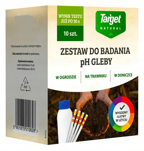 Target - zestaw do badania ph gleby kwasomierz