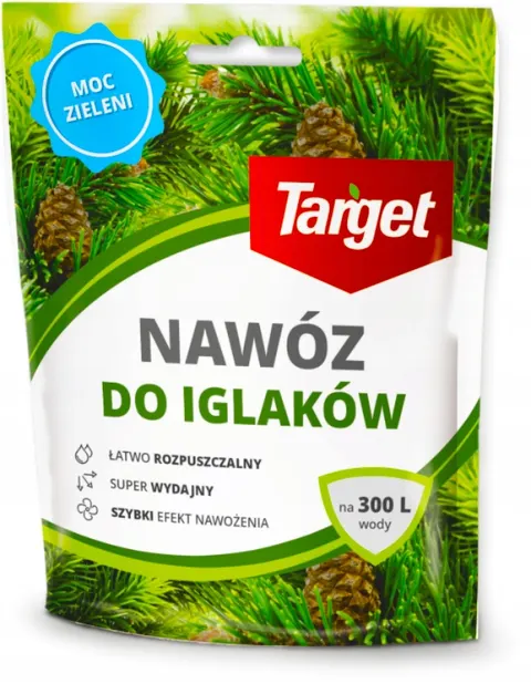 Target - nawóz rozpuszczalny do iglaków moc zieleni 150g