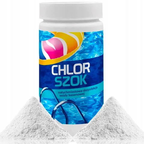 CHLOR SZOK DO BASENU JACUZZI SPA BASEN GAMIX GRANULAT 1KG CHEMIA BASENOWA