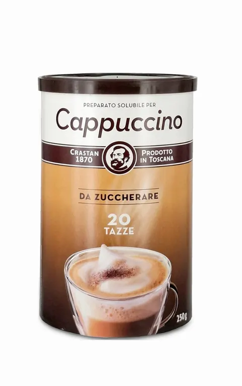 Crastan Cappuccino Kawa rozpuszczalna Bez cukru 250g