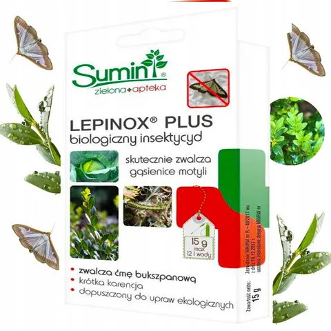 Sumin - lepinox plus zwalcza ćmę bukszpanową 15g