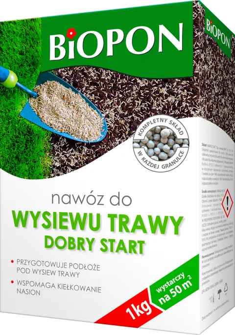 Biopon Nawóz do wysiewu trawy Dobry Start 1kg