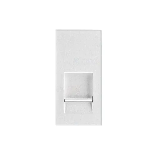 Gniazdo komputerowe pojedyncze 45x22,5 (RJ45Cat 5e) BIURO 04-1390-102 bi
