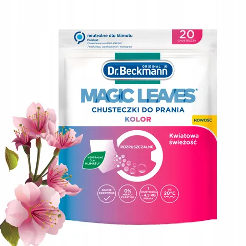 Dr beckmann - listki do prania 2w1 kolor 20szt.