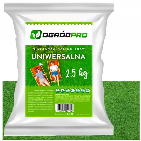 Ogródpro - mieszanka nasion trawa uniwersalna 2,5kg