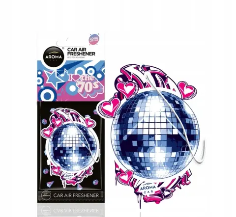 ZAPACH SAMOCHODOWY AROMA DISCO BALL BACK TO 70's