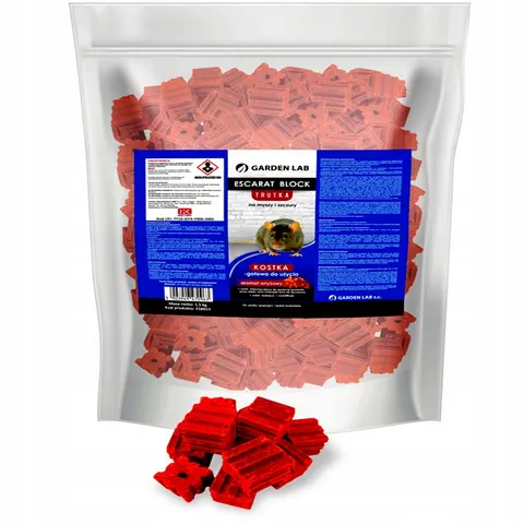 Garden lab - escarat block trutka na myszy, szczury kostka 3kg