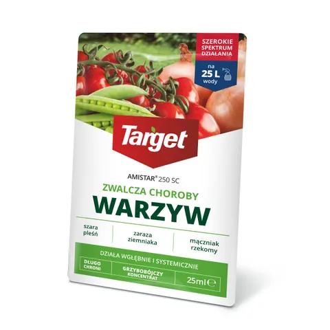 Target - amistar zwalcza choroby warzyw pleśń, zaraza ziemniaka, mączniak rzekomy 25ml