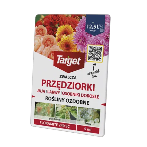 Target - floramite 240sc do roślin ozdobnych, preparat zwalczający przędziorki 5ml