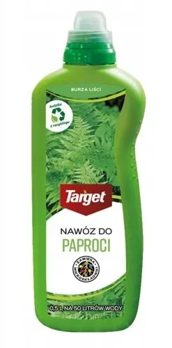 Nawóz płynny do paproci 0,5 l Target – Burza Liści – intensywna zieleń i bujny wzrost liści