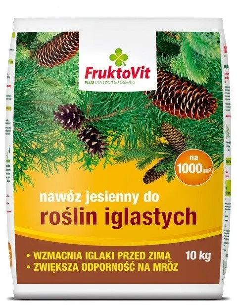 Fruktovit - nawóz jesienny do tui i iglaków 10 kg