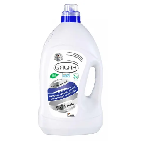 GALAX Żel do prania UNIWERSALNY MORSKA BRYZA 114 prań, 4000 g
