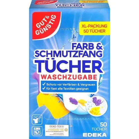 G&g - chusteczki do prania wyłapujące kolor 50 szt.
