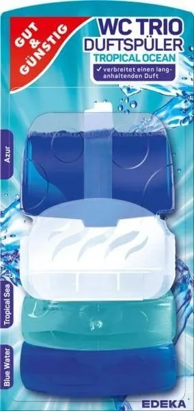 G&g - zawieszka żelowa do wc 3x55ml morski