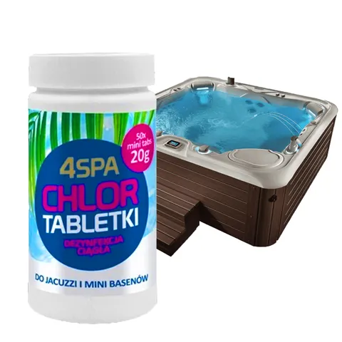 Gamix 4spa tabletki do jacuzzi basenu 1 kg 50x20g