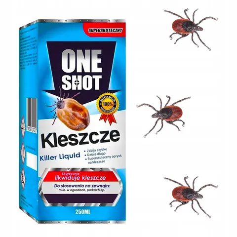 One shot - oprysk środek na kleszcze 250 ml