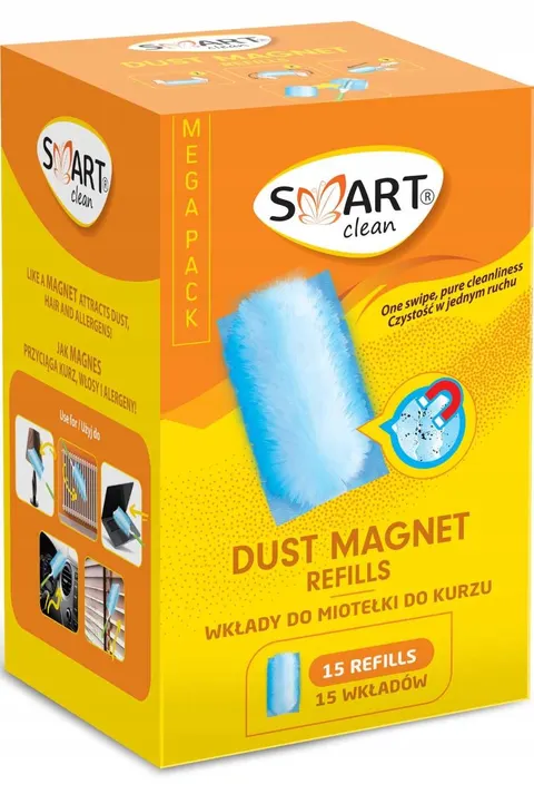 Smart clean - wkłady do miotełki kurzu 15 sztuk