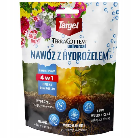 Target - terracottem nawóz z hydrożelem do roślin 20g