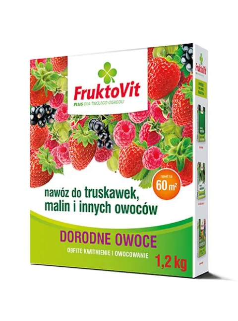 Fruktovit - nawóz granulowany do truskawek, malin i innych owoców 1,2kg