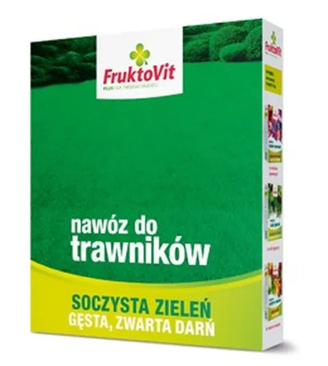 Nawóz do trawników 1,2kg FRUKTOVIT PLUS soczysta zieleń, gęsta i zwarta darń