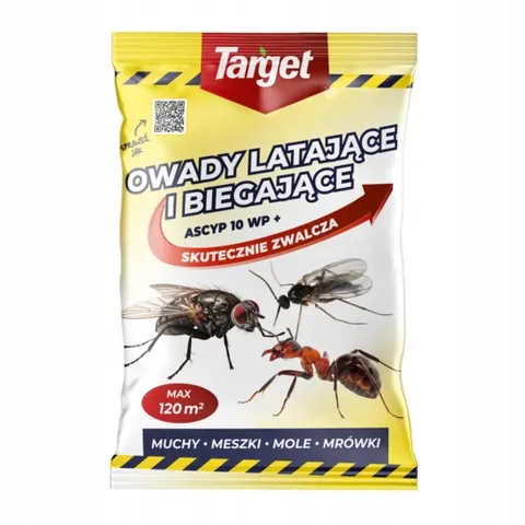 Target - ascyp 10pw+ koncentrat w proszku na muchy, komary, meszki, mrówki - 20g