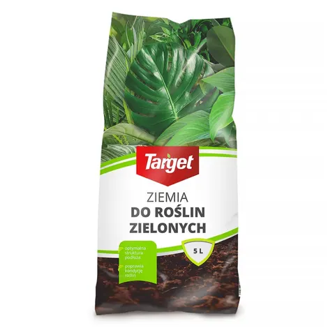 Podłoże do roślin zielonych Target 5 l – żyzna ziemia do kwiatów doniczkowych