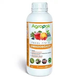 Treol 770EC 100ml AGROPAK środek owadobójczy i roztoczobójczy, olej parafinowy, zwalcza przędziorki, miseczniki, tarczniki, mszyce, ekologiczny