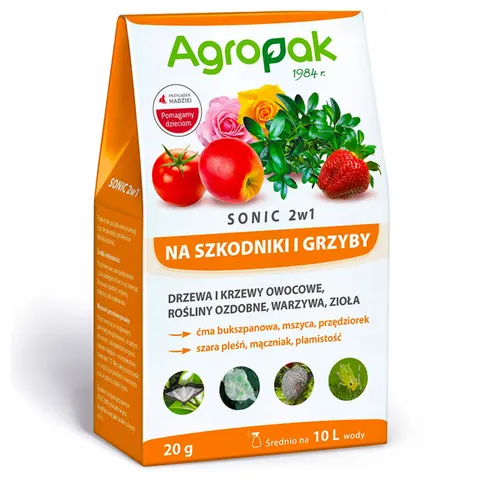 Agropak - sonic 2w1 na szkodniki grzyby 20g