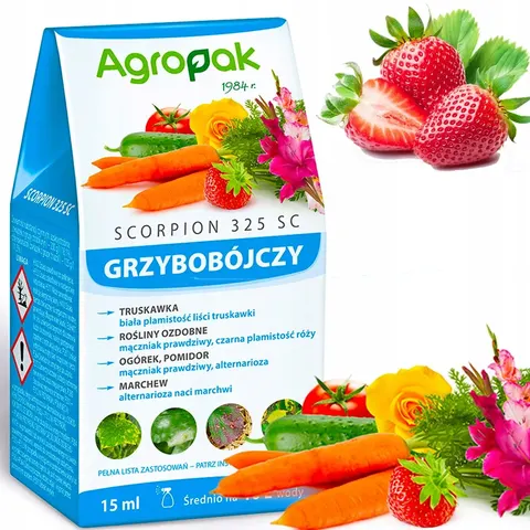 Agropak scorpion 325sc środek grzybobójczy mączniak czarna plamistość 15ml