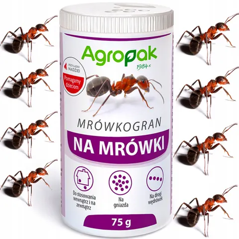 Agropak - mrówkogran, silny proszek na mrówki 75g
