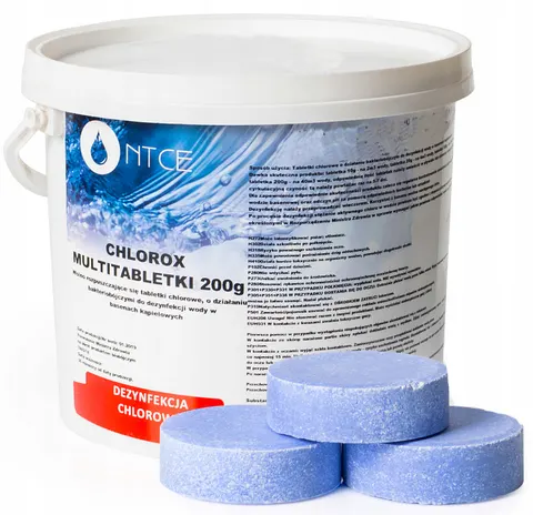 Ntce - blue chlorox 200g tabletki multifunkcyjne wolnorozpuszczające 5kg