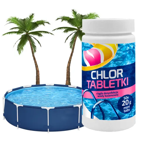 Gamix - chlorowe tabletki do dezynfekcji 50x20g (mini tabs)- 1kg