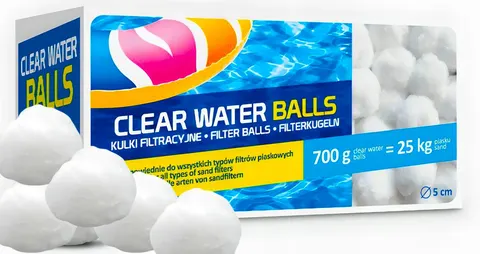 KULKI FILTRACYJNE DO POMP PIASKOWYCH FILTRÓW BASENU WATER BALLS GAMIX 700G
